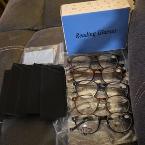 Classic Brown and Black Reading Glasses Set